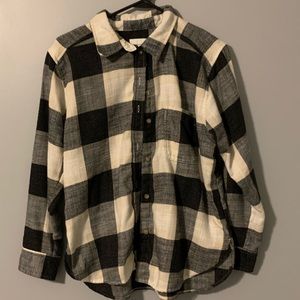 American Eagle boyfriend flannel size xs